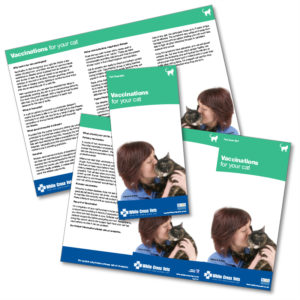 Vaccinations For Your Cat Leaflets (C01) (Supplied As 250 Leaflets)