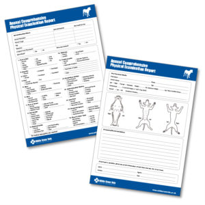 CWP Annual Comprehensive Physical Examination Forms – Dog (Supplied 3 X Pads Of 100 Sheets)