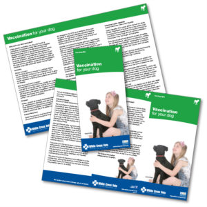 Vaccination For Your Dog Leaflets (D01) (Supplied As 250 Leaflets)