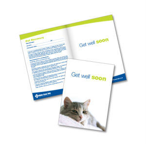 Get Well Soon Cards – Cat (Supplied As 200s)
